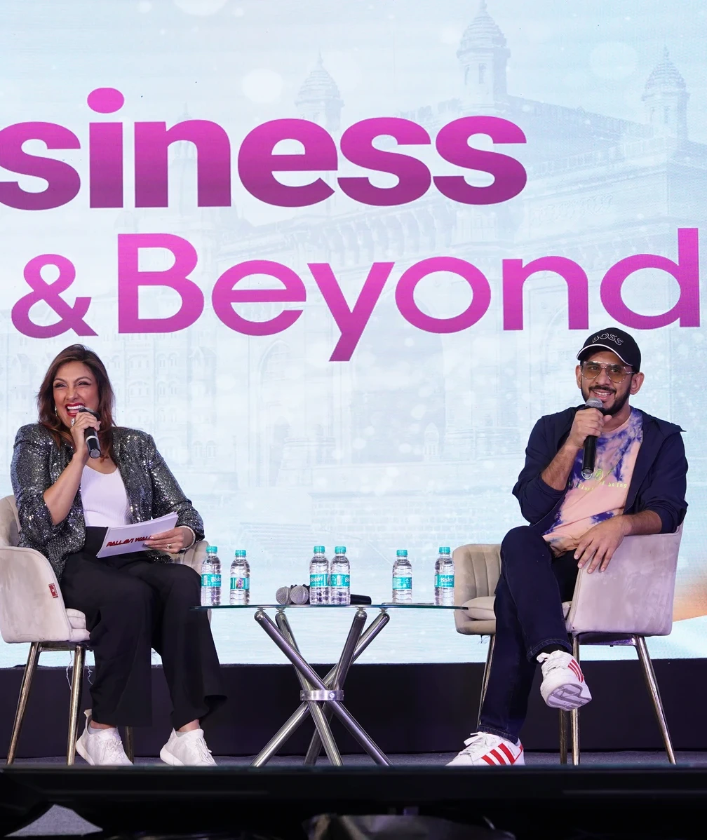 Pallavii hosting a Business & Beyond fireside conversation